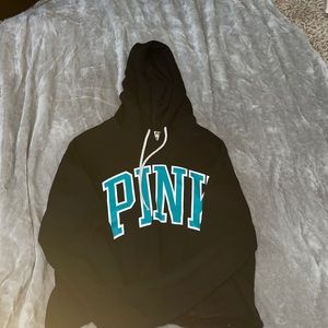 Black pink hoodie